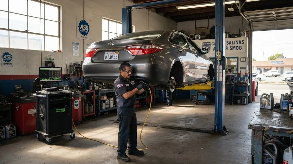 Guizar Auto Service auto repair and smog inspection in Salinas California