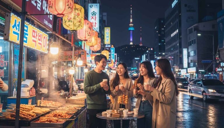 places to visit in seoul at night